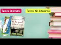 Textos literarios y no literarios