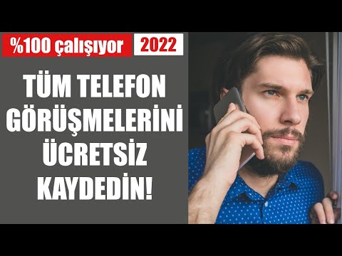 %100 Çözüm / TELEFON GÖRÜŞME KAYDI NASIL YAPILIR? (Android Arama Kaydedici Uygulama)