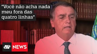 Bolsonaro discute com Amanda Klein sobre supostas compras de imóveis