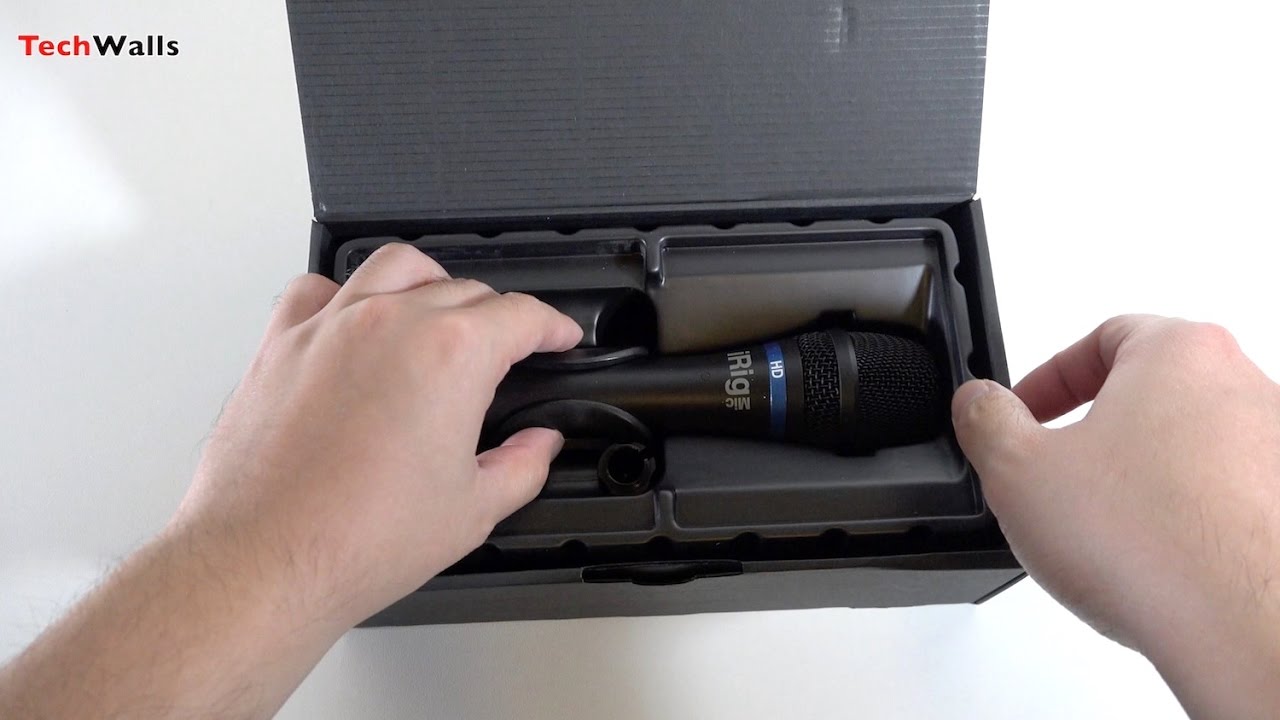 IK Multimedia iRig Mic HD Handheld Microphone Unboxing