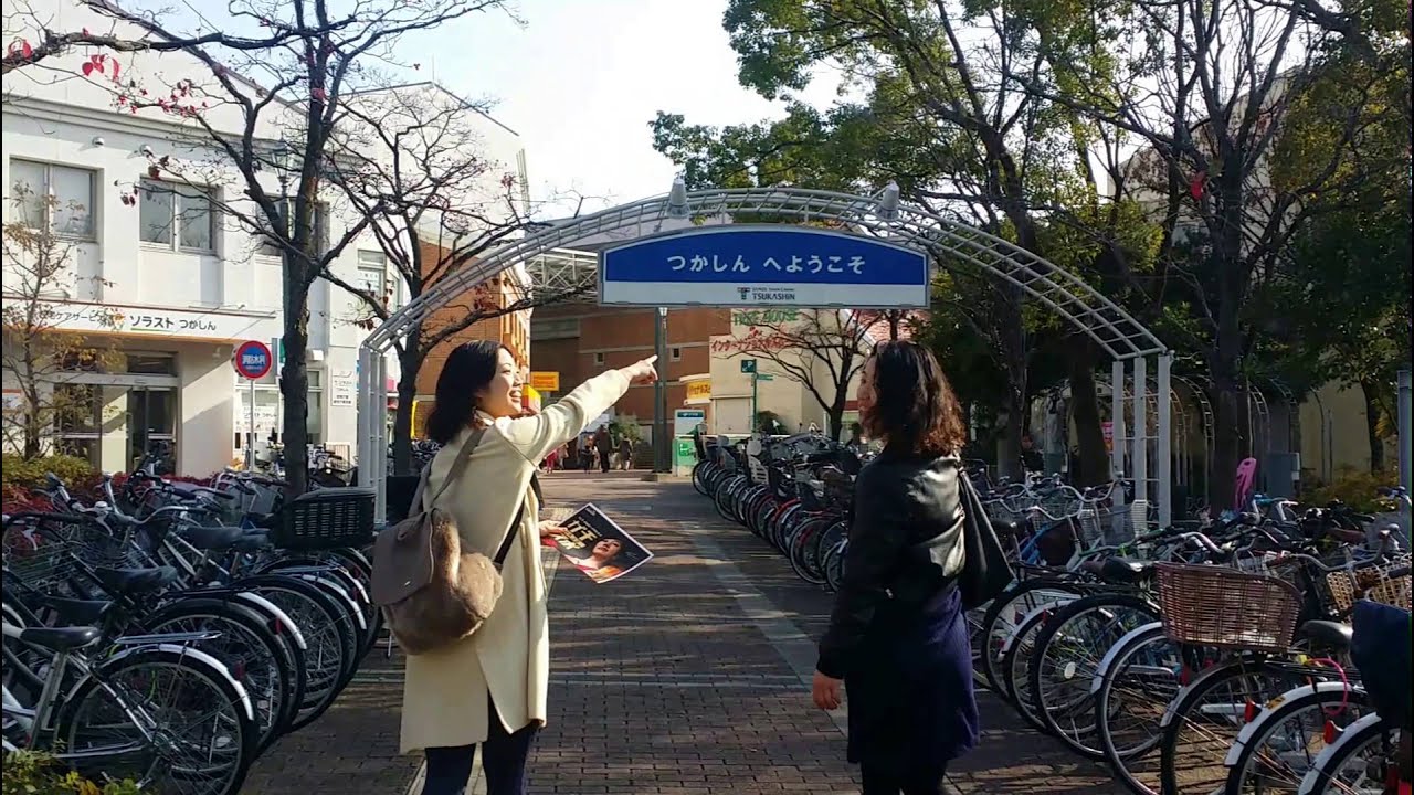 グンゼスポーツつかしん店　阪急稲野駅からの道のり