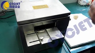 CYCJET ALT390 Desktop Egg Stamping Machine/How to manual printing eggs/Egg Stamping System