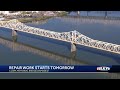 Repair work starts Wednesday on Clark Memorial Bridge