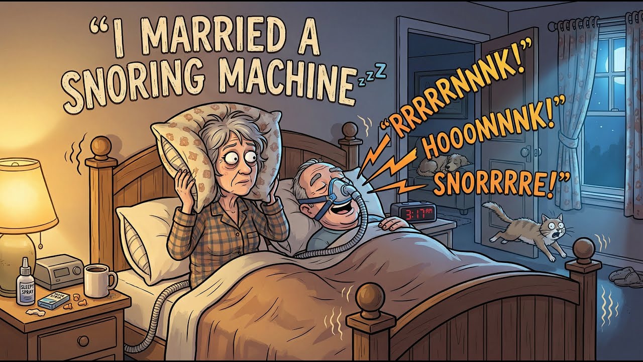 I Didn’t Marry a Man… I Married a Snoring Machine 😂 | Funny Song About Married Life