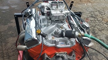 chevy 350 with 465 lift 224 duration cam running.