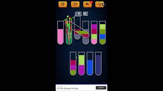Water Sort Puzzle - Color Liquid Sorting Game Level 862 Solution