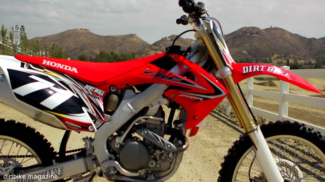 First Ride 2013 Honda CRF250 Dirt Bike Magazine YouTube