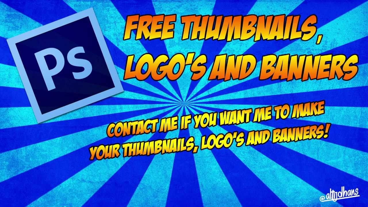 Free Thumbnail, logo and banner maker! - YouTube