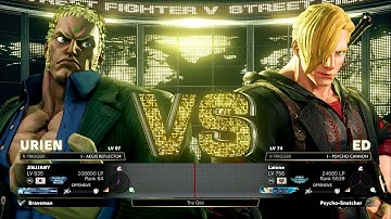Street Fighter 5 - jinjjany (Urien) vs Laione (Ed)