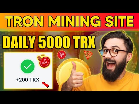 The latest TRON mining website will be returned up to 8% every day and 5000TRX