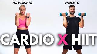 30 Minute Full Body WEIGHTS Burn | All Standing Walk + HIIT | 5000 Steps