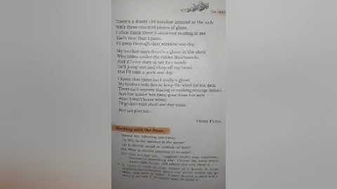 MLZS JHANSI CLASS 7 English Literature Poem The Shed