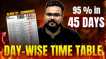 95% in 45 Days | MBT 🔥 Timings and Schedule class 12 board exam