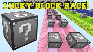 Minecraft: EXTREME DARK SIDE LUCKY BLOCK RACE  Lucky Block Mod  Modded MiniGame