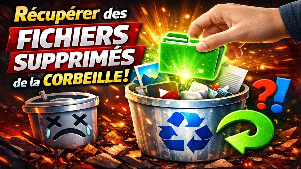 Récupérer des fichiers supprimés de la corbeille