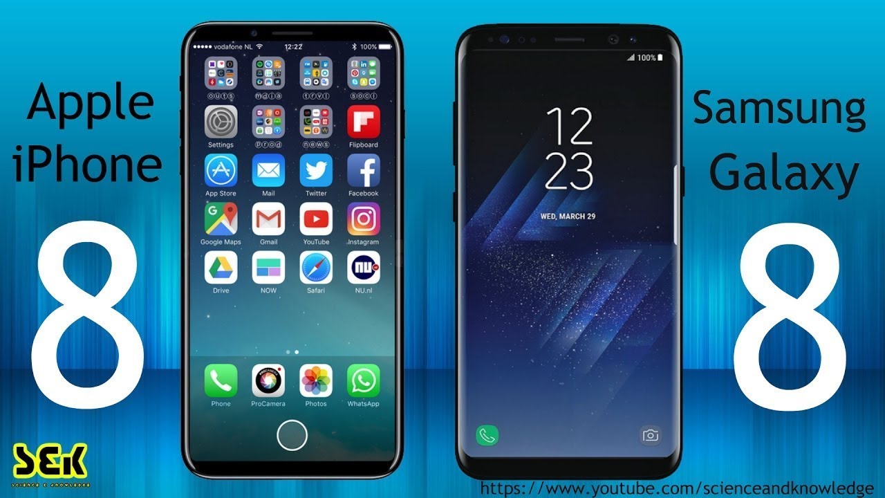 Iphone 8 Samsung S8