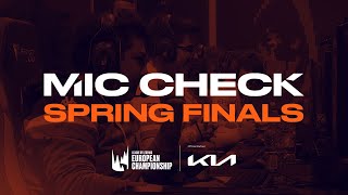 Reverse Sweep! | KIA Mic Check | 2021 LEC Spring Finals