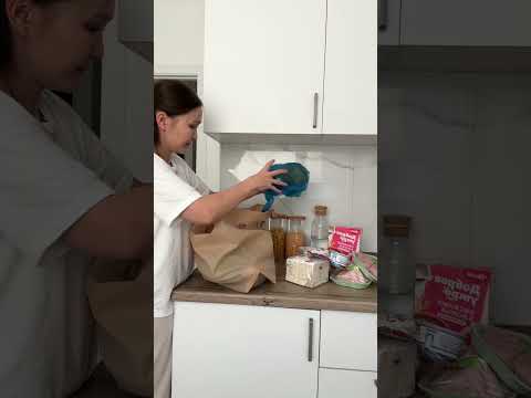 Распаковка. Продукты домой.