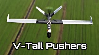 V-Tail Pushers for Long Range FPV - Design & Performance Comparisons