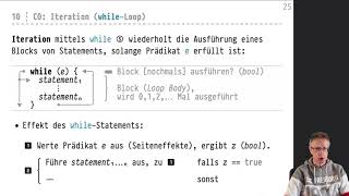 Informatik 2 — Chapter #01 — Video #006 — while-Loops