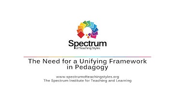The Need for a Unifying Framework in Pedagogy
