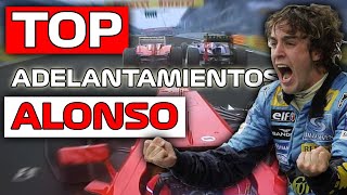 TOP ADELANTAMIENTOS IMPOSIBLES de Fernando ALONSO 💥 | Análisis de sus MEJORES Momentos en la F1