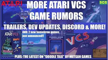 VCS Combo Update! 5 Games Coming for Atari VCS + 2 Homebrews Announced! Amoeba Run & Tower of Rubble