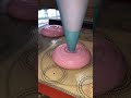 the fattest macaron ever #rose #macaron #fyp... #Shorts #thelittlecakela
