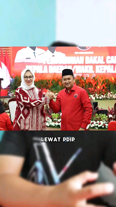 airin rahmi maju pikada banten kok melaui pdip ? #airinrachmidiany #pdiperjuangan #golkar