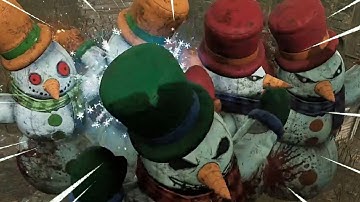 Dead By Daylight But Killers Can HIDE in a SNOWMAN..