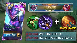 KARRIE USER TRY ABUSING THIS NEW DAMAGE HACK!!🔥🔥 ( RECOMMENDED INSANE DAMAGE!!💀 ) - MUST TRY!