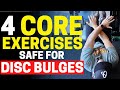 Top 4 Core Exercises Safe For Bulging Discs | Fun Disc Bulge Friendly Core Exercises