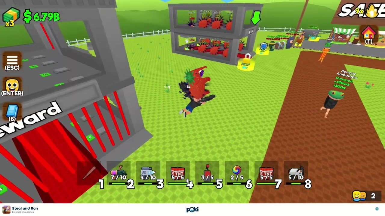 Steal and Run: Glitches and Bug abouts Steal and Run......