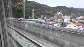 700系新幹線 C48編成 のぞみ317号 新大阪行き 小田原 (通過) ~ 三島 (通過)