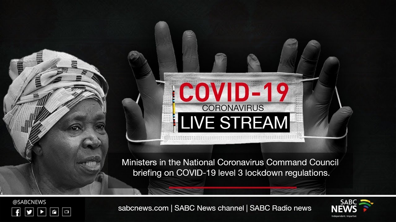 Media Briefing On Covid 19 Level 3 Lockdown Regulations Youtube