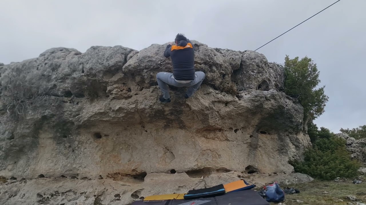 Campisabalos, sector parking, Riders of the storm, 4