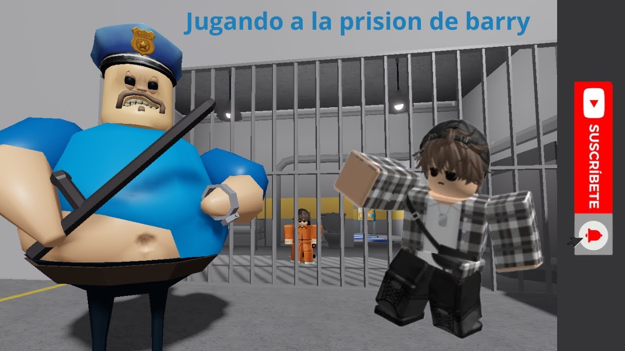 Jugando a la prision de barry #roblox - YouTube