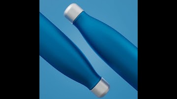 3D Product Animation | Water Bottle | Easy Product Animation in Blender