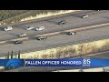 Fallen CHP Officer Honored In Police-Escorted Procession To Funeral Home