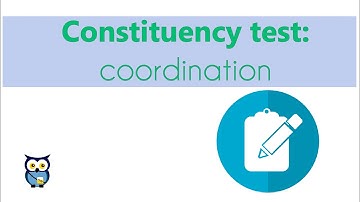 Constituency Tests: Coordination