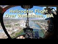 Helicopter Flight Over Wenatchee, WA (First Flight of 2020)