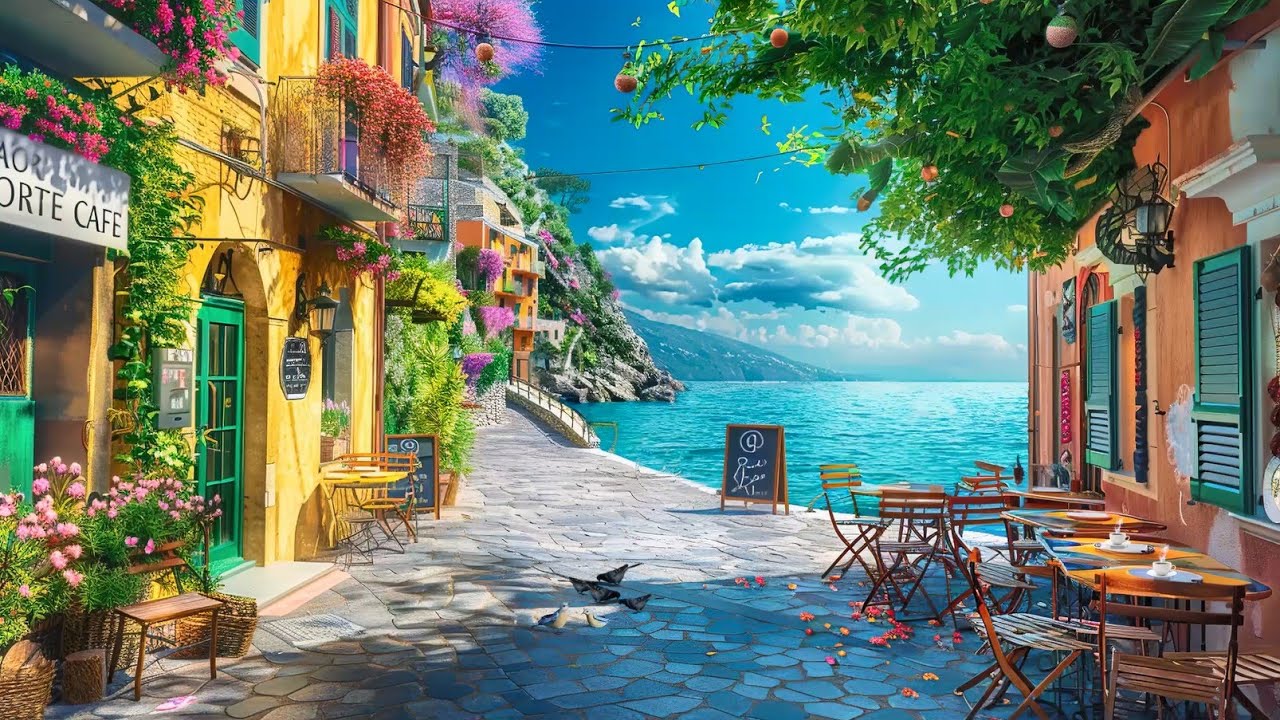 Positano Café's Romance Ambience with Italian Music and Sweet Bossa ...