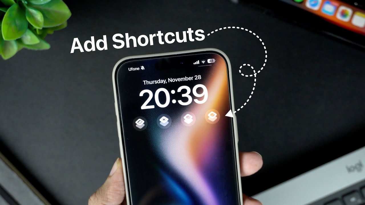 How To Add Shortcuts To iPhone's Lock Screen - YouTube