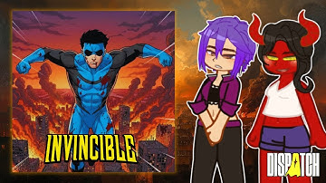 Dispatch React to INVINCIBLE as New Member of Z Team | Mark Grayson | Invincible | Gacha React |