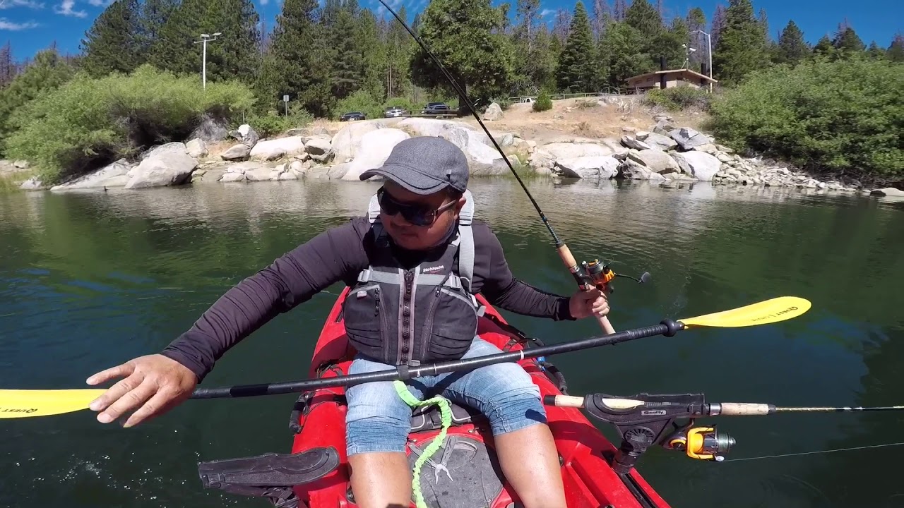 Shaver lake trout fishing summer is no fun - YouTube