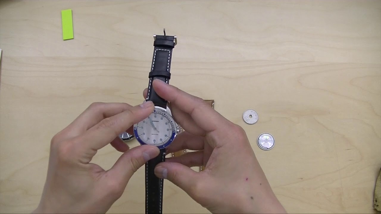 時計の付け替え方法の説明 ～日本製腕時計ブランド"yamato"～ - YouTube