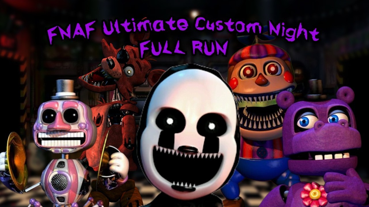 FNAF Ultimate Custom Night Full Run | 50/20 Mode - YouTube