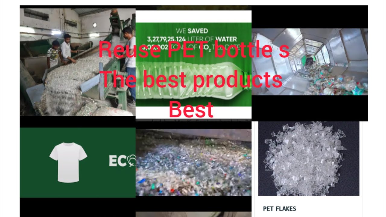 plastic bottles reuse making materials 