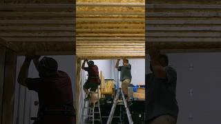 Framing out the New Shop