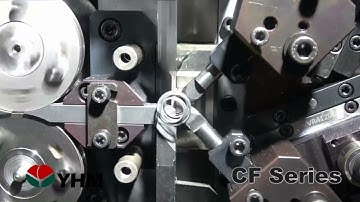 Compression spring W.D 1.2mm｜CNC Compression Spring Machine  CF-320-250ppm｜YHM